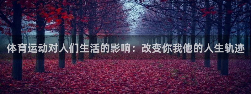 yy易游官方正版app集团简介：体育运动对人们生活的影响：改