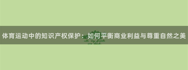  yy易游体育是什么：体育运动中的知识产权保护：如何平衡商业利